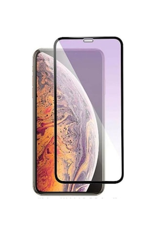 Apple Uyumlu   iPhone Xs Zore Eks Ekranı Full Kaplayan Cam Ekran Koruyucu
