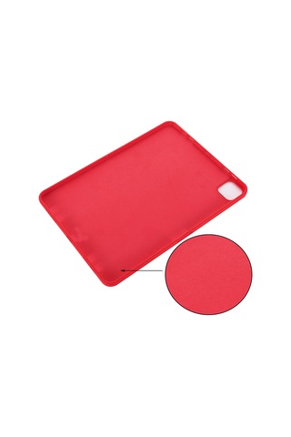 iPad Uyumlu Pro 13 2024 Kılıf Sıvı Silikon Çizilmeye Dayanıklı Tablet Kapağı