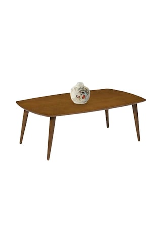 Orta Sehpa Osm Oval Model Kayın Torna Retro Ayak Parlak Ceviz Tab (410195278)