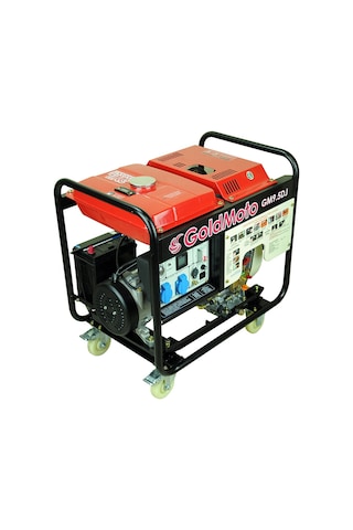 Goldmoto Gm9.5Dj Dizel Jeneratör 8.1 Kva Monofaze Marşlı