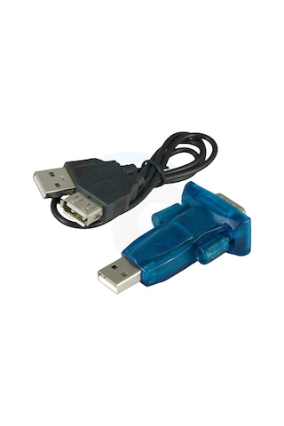 Usb To Rs232 Erkek Çevirici Adaptör Db9 9 Pin Seri Çevirici