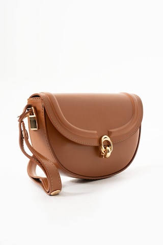 Acı Kahverengi Suni Deri Ayarlanabilir Askılı El ,kol Ve Omuz Çantası Açık Taba