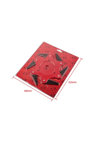 Youmex "6 Çelik Bıçaklı Çim Biçme Makinesi Yedek Başlığı - Bahçe Ve Tarım Kullanımı İçin"