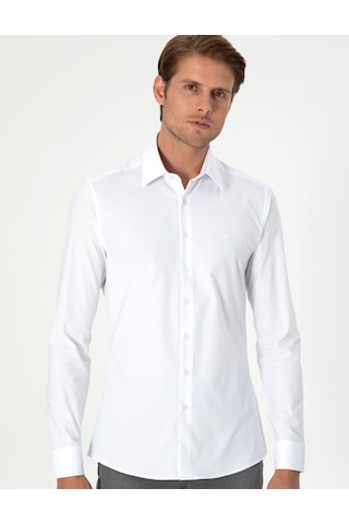 Pierre Cardin Erkek Beyaz Gömlek Desenli 50292264-vr013 Beyaz
