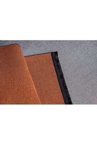 Jassrug Saçaklı Dokuma Kilim 120x180 Ginger