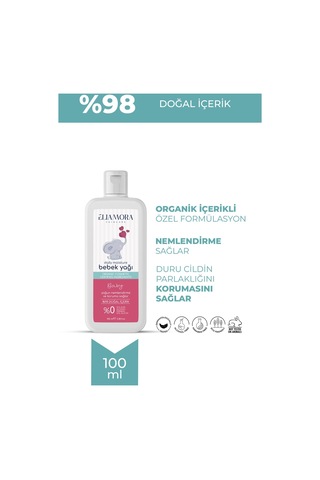 Eliamora Besleyici Koruyucu Organik Bebek Bakım Yağı