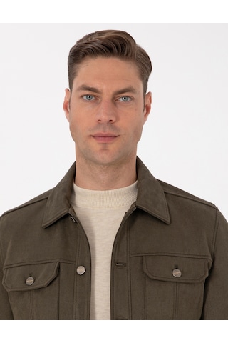 Pierre Cardin Erkek Haki Deri Mont-kaban 50318156-790 Haki