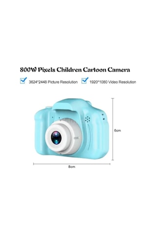 Roni Mini 1080P HD Kamera Çocuklar İçin Fotoğraf Makinesi (İthalatçı Garantili)