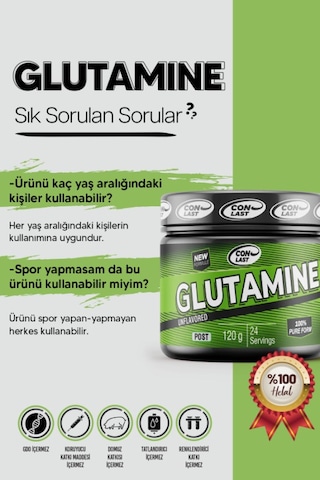 Conlast Glutamine 120 Gr Aromasız