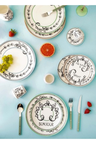 The Mia Bonjour Pasta Tabağı 6 Kişilik