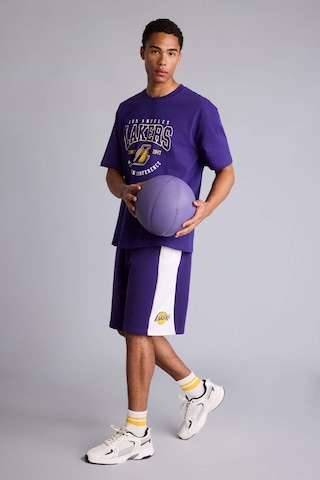 Defacto Nba Los Angeles Lakers Baggy Fıt Şort H3427ax26smpr299 Mor-pr299