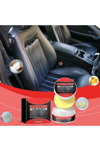 Araba İç Deri Kremi Araba İç Leke Temizleme Günlük Bakım Temizleme Kremi 100g,jwcwsq