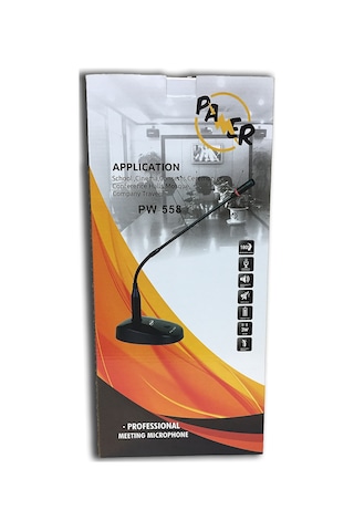 Pawer Pw-558 Işıklı Kablolu Kürsü Mikrofonu