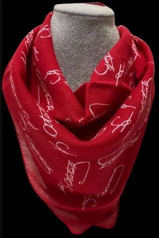 Tarzını Seç 10 Lu Kırmızı Atatürk İmzalı Bandana / Fular Set