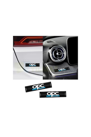 Opel Opc Logo Kapı Kolu Torpido Konsol Ayna Damla Silikon Araba Oto Sticker Etiket Yapıştırma