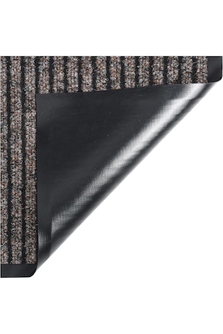 Kanallı Kahverengi Çamur Kazıyıcı Sıyırıcı Kapı Önü Paspası 90x150