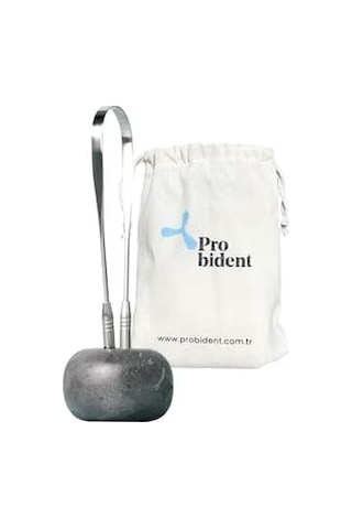 Dil Temizleme Aparatı/dil Sıyırıcı Kese + Stand Hediyeli Full 304 Surgical Stainless Steel