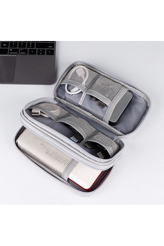 Yifomall Küçük Lacivert Switch Saklama Çantası - Dayanıklı Kumaş, Yumuşak Dokuma, Pratik Temizleme, Modern Tek Renk Tasarım