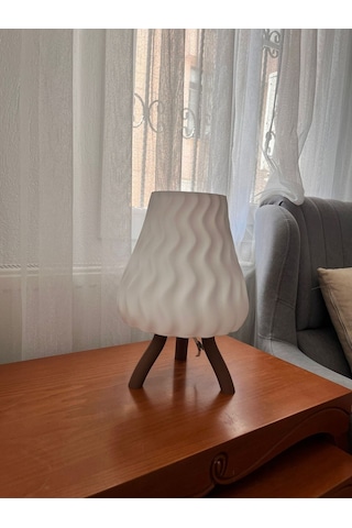 Soft Yatak Odası Abajur-474 Kahverengi