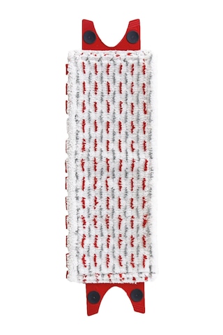 Vileda Ultramax Dikdörtgen Mikrofiber Yedek Paspas Beyaz - Kırmızı