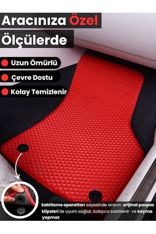 Mini-cooper-countryman-u25-hybrıd- 2024-2025 İçin Eva Ful Paspas Takımı Metal Topukluk Hariç