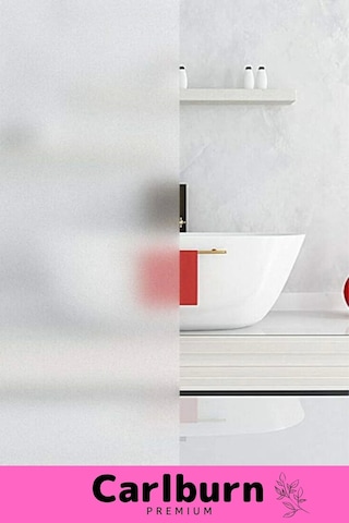 Özel Üretim İç Göstermeyen Yapışkan İz Bırakmaz Uv Engelleyici Buzlu Cam Filmi 2 Metre X 60 Cm