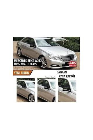 Ebal Otomotiv Mercedes E Class W212 Batman Yarasa Ayna Kapağı Piano Black 2009-2016