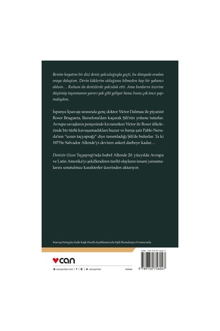 Denizin Uzun Taçyaprağı -  Isabel Allende - Can Yayınları