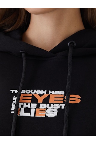 LOFT Loose Fit Kadın Sweatshirt Lf2033055 Q1.v1 Siyah