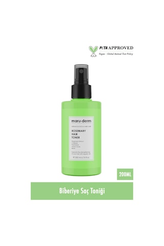 Maruderm Biberiye Saç Bakım Toniği 200 Ml Tüm Saç Tipleri Vegan