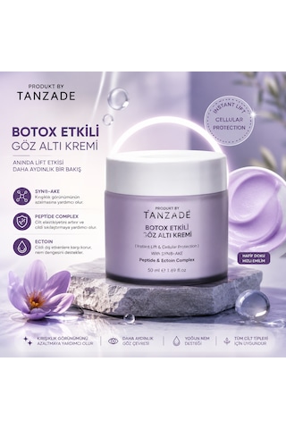 Produkt By Tanzade Eye Lift Cream 50 Ml Peptide, Ectoin Ve Syn -ake İçeren Göz Altı Bakım Kremi Produkt By Tanzade Eye Lift Cream 50 Ml Peptide, Ectoin Ve Syn -ake İçeren Göz Altı Bakım Kremi