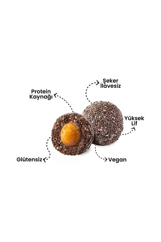 Balanu Fruity Protein Balls Portakal Dolgulu Ve Bademli 6 x 55 G