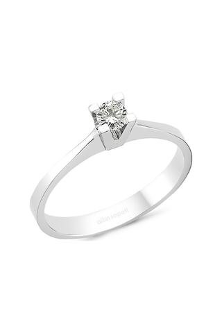 Pırlanta Tektaş Yüzük 0,14 Ct Yzas22043 Altınsepeti