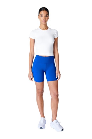 Sweaty Betty Sweaty Betty Athlete Crop Seamless Workout Kadın Koşu Tank Top 103 Beyaz