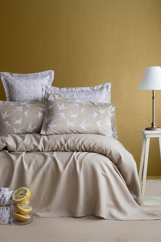 Apricitas Home Freely Bej Tek Kişilik %60 Bambu %40 Pamuk Pike Takımı