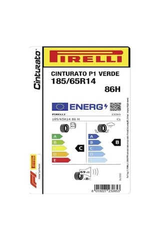 Pirelli 185/65R14 86H Cinturato P1 Verde Yaz Lastiği 2023