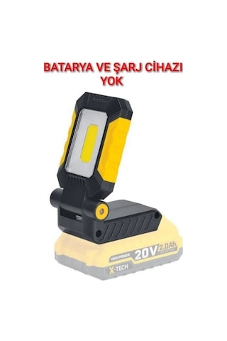Sgs 5061b Katlanabilir Led Fener 20v 500 Lumen Solo Sarı