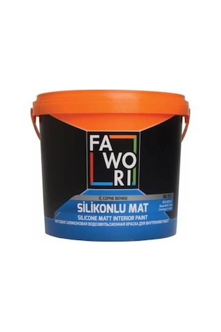 Fawori Silikonlu Mat İç Cephe Boyası 15 Lt Ekru
