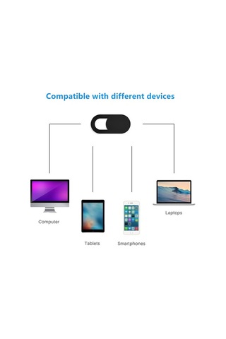 Besthome1 6 Adet Siyah Abs Kamera Gizlilik Kapakları - Bilgisayar Ve Tablet İçin Gizlilik Koruması