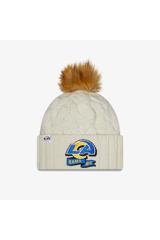 New Era Los Angeles Rams Knit Unisex Bej Bere Düz 60281808