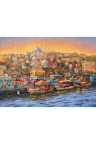 Nova 1000 Parça İstanbul Eminönü Balıkçıları Puzzle - Nikolay Siv