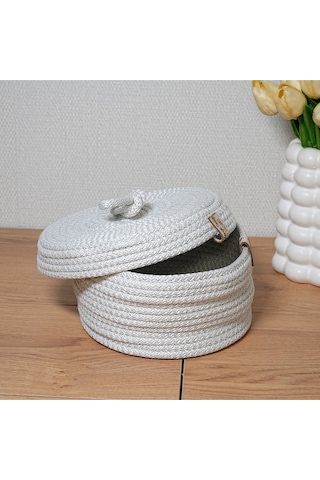 Zengin Design Home Zengin Supla Ekmek Sepeti Beyaz