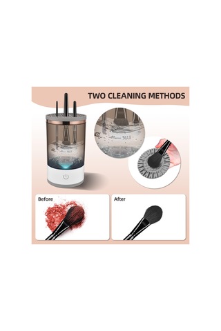 Loujın Kozmetik Fırça Temizleyici - Usb İle Çalışan Otomatik