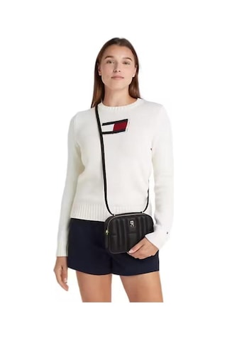Tommy Hilfiger Th Femınıne Conv Camera Bag-8293 Black