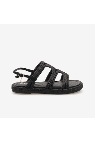 Guess Kalore Kadın Deri Sandalet Fljklrfab03 Siyah