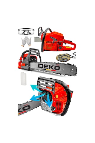 Deko Turkey DKTX990 Benzinli Testere Ağaç Kesme Makinası Hızar