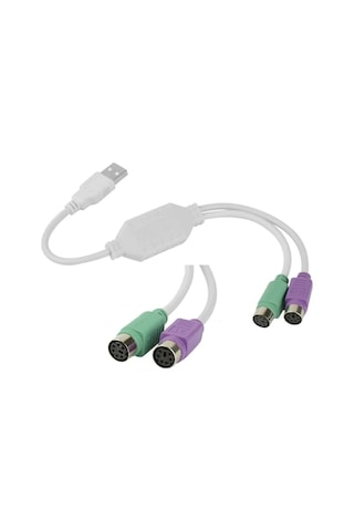 Usb To Ps2 Klavye Mouse Çevirici Dönüştürücü Klavye Adaptör