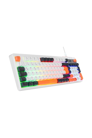 Acer Emachines, Eak860, Beyaz, Usb Kablolu, Rainbow Backlight, Membran Renkli Tuşlar, Türkçe Q, 100