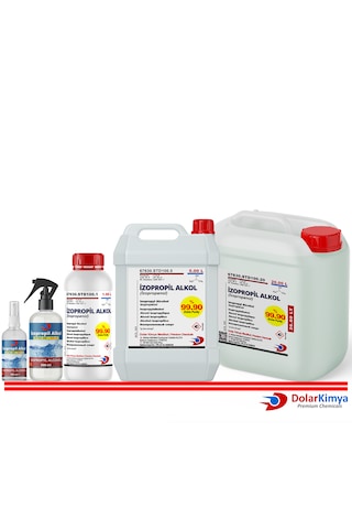 İzopropil Alkol İpa 2x500 Ml Sprey Başlıklı, Extra Saf %99.90
