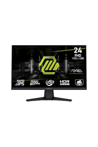 Msı Mag 244f 24" 200hz 0.5ms Hdmı Dp Freesync Premium Fhd Rapid Ips Gaming Monitör